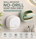 SOAP BOX WITH LID & DRAIN TRAY– WALL MOUNTE