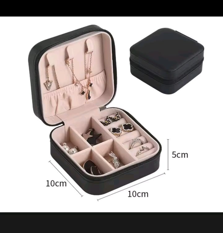 Portable mini Jewelry box travel organizer