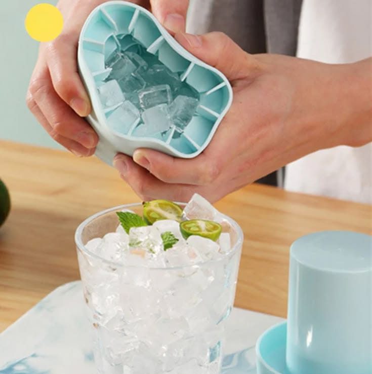 Mini Silicone Ice Cubes Bucket with Box Packing