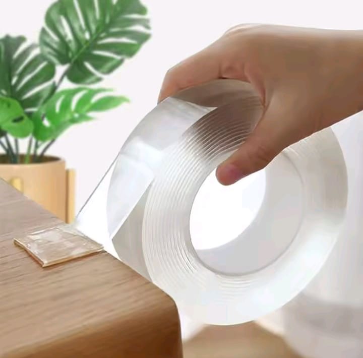 Transparent Double Sided Tape Nano Tape Waterproof Wall Stickers Reusable Heat Resistant Bathroom Home Decoration Tapes