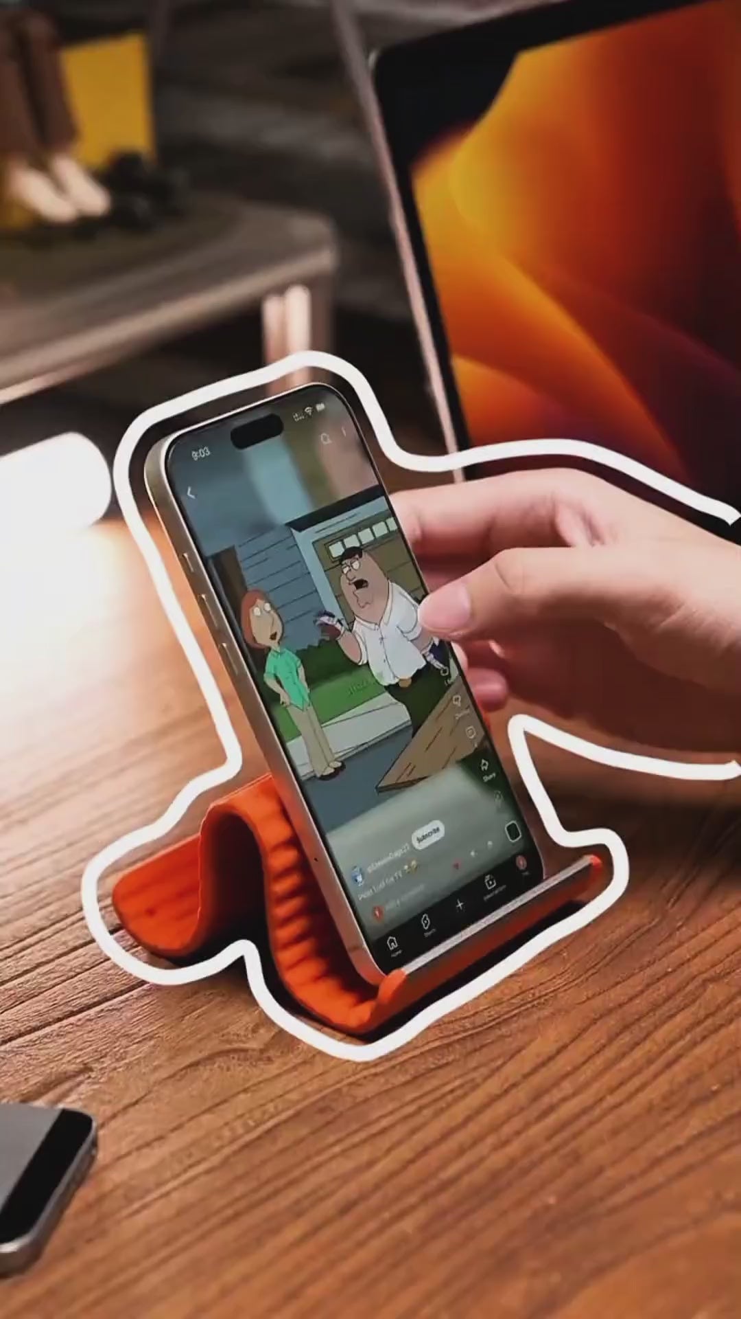 Flexible Silicone Phone Holder & Portable Travel Stand